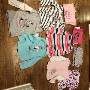 Bundle of Girls long sleeve shirts